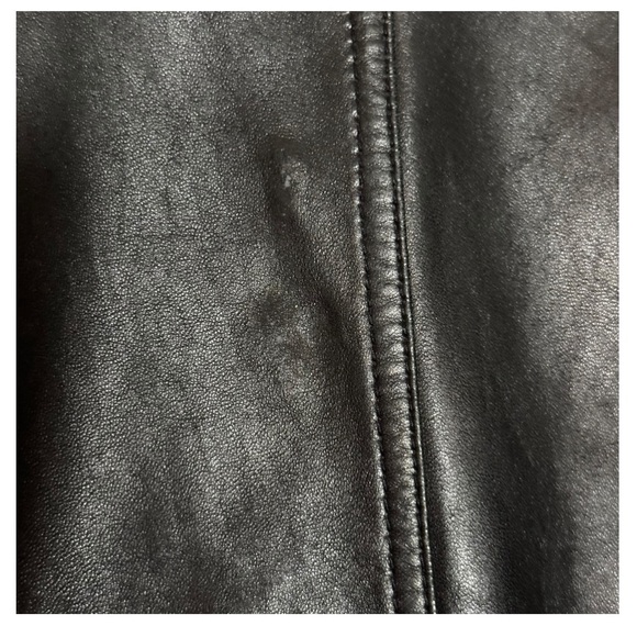 Womens Kenneth Cole Reaction Black
Leather Trench Coat Size S - Picture 12 of 13